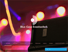 Tablet Screenshot of blue-case.de